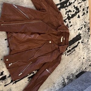 Miami Brown Leather Jacket